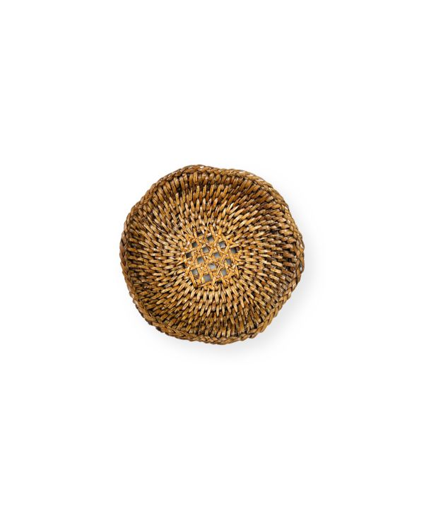 BOWL PEQUENO DE RATTAN ESCURO