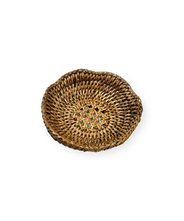 BOWL PEQUENO DE RATTAN ESCURO