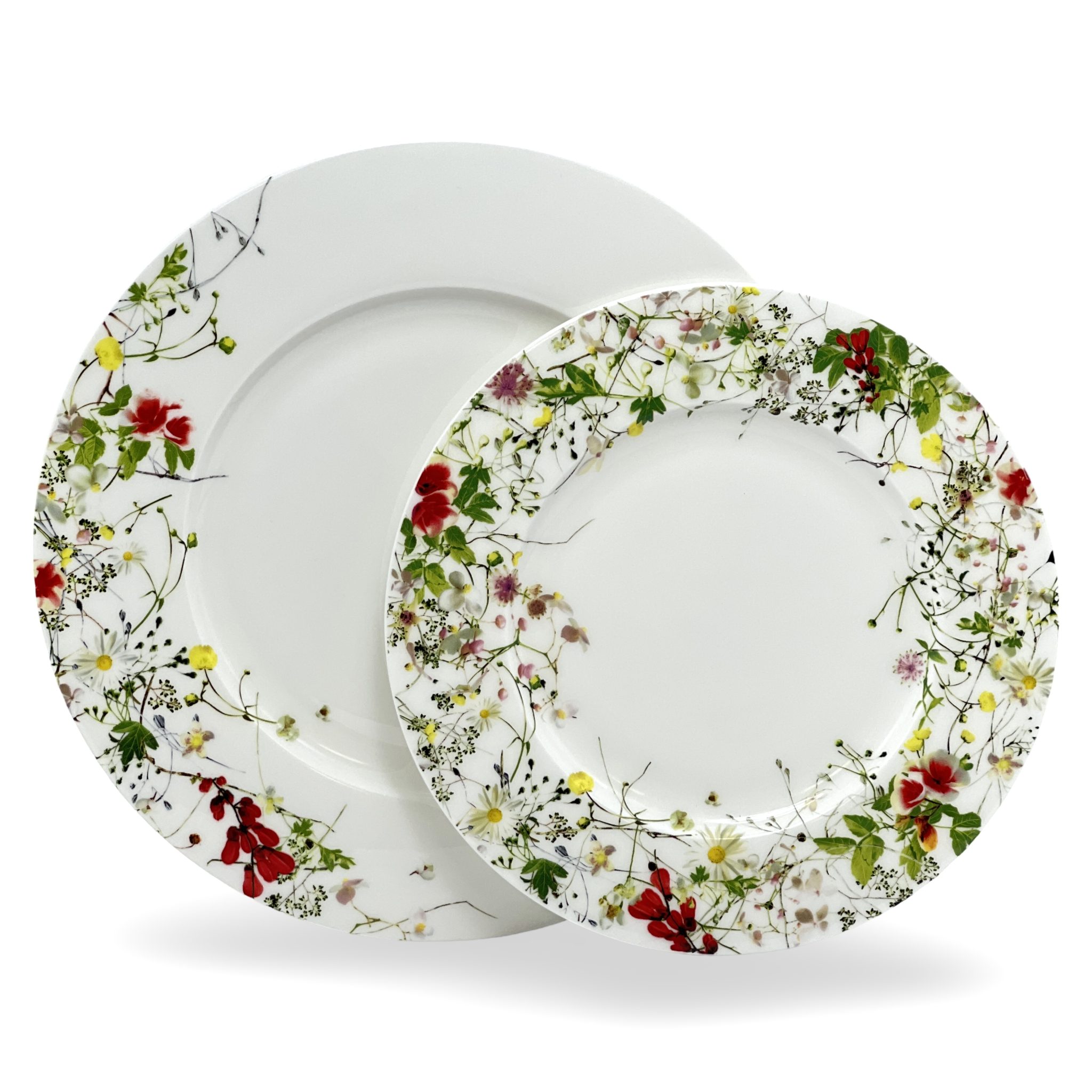 APARELHO DE JANTAR ROSENTHAL FLEURS SAUVAGES COM 12 PEÇAS